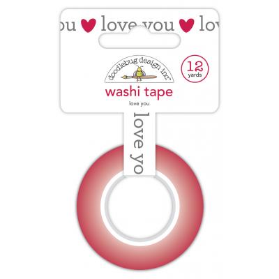 Doodlebug Love Notes Washi Tape - Love You